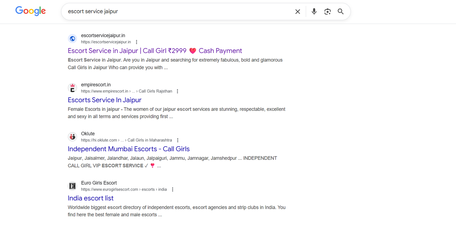 Jodhpur Call Girls Google's Trusted